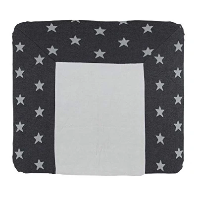 Abbildung von Baby&#039;s Only Wickelauflagenbezug Star Anthrazit/Grau 75x85 cm
