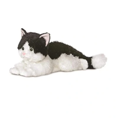 Abbildung von Aurora, 31420, Flopsies Oreo Katze, 30cm, Plüschtier, schwarz/weiß
