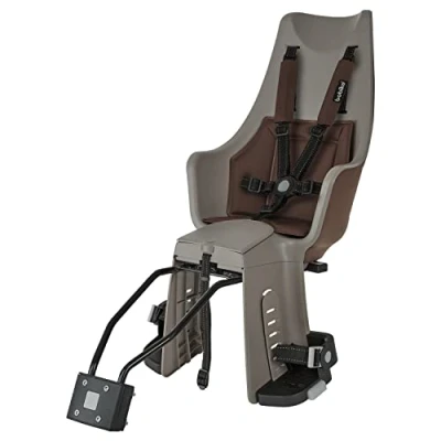 Abbildung von Fahrradrücksitz Exclusive Maxi Plus Led für Rahmen Kaffeebraun