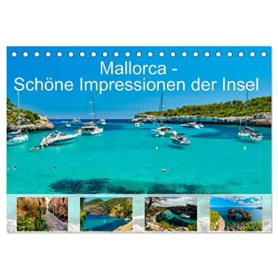 Abbildung von Mallorca Schöne Impressionen der Insel (Tischkalender 2025 DIN A5 quer), CALVENDO Monatskalender