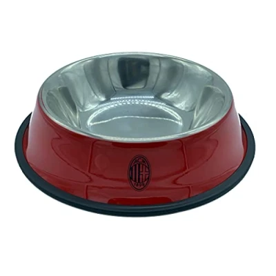 Abbildung von AC Milan Unisex Adulto Pet Bowl Schale, Rosso, Taglia unica
