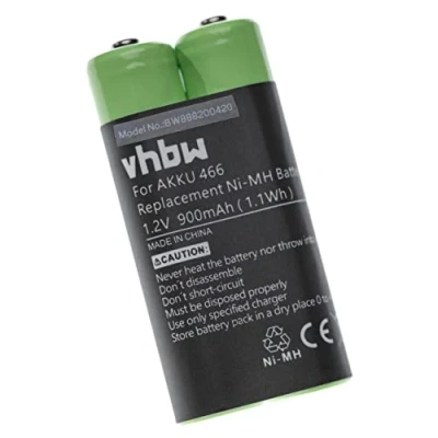 Abbildung von vhbw Akku kompatibel mit Grundig Digta 420, 422 Diktiergerät (900mAh, 1,2V, NiMH)