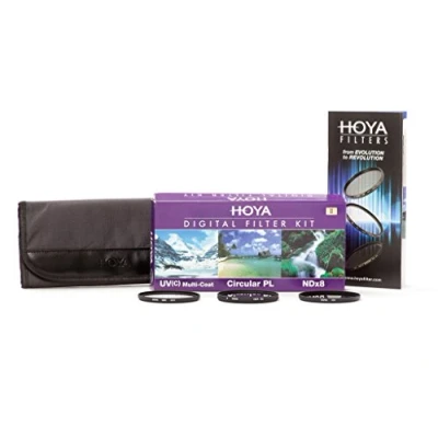 Abbildung von Hoya Digital Filter Kit II 82mm Pol Cirkular/NDX8/HMC UV schwarz