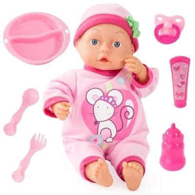 Abbildung von Bayer Babypuppe First Words Baby, 33 cm (7 tlg)