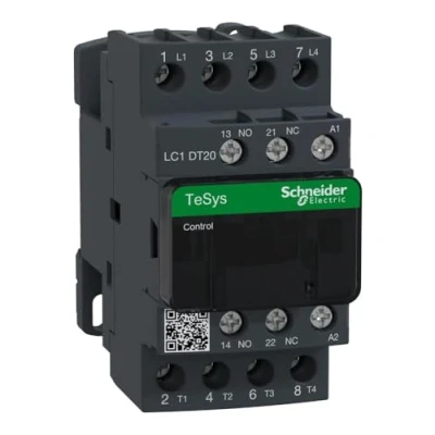 Abbildung von Schneider Electric LC1DT20P7 Leistungsschütz LC1D 4p, +1S+1Ö,Motorschutz, Spule 230 V AC