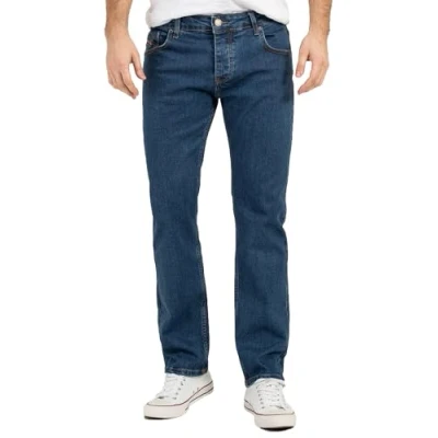 Abbildung von Lorenzo Loren Herren Jeans Regular Fit Stretch Männerhose Herrenjeans Denim Hosen Herrenhose Straight Cut Stonewashed LL 4009 Blau W29 L30