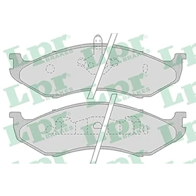Abbildung von LPR 05P896 Bremsbelagsatz JEEP: Grand Cherokee I, WRANGLER 2, II