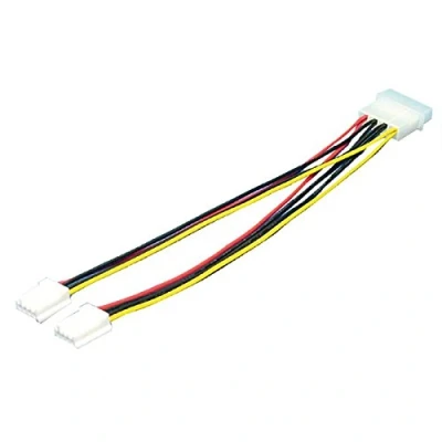Abbildung von Logilink CP0002 Power Kabel, internal, 5,25&quot; M 2x3,5&quot; F, 0,20M
