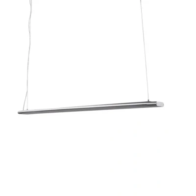 Abbildung von Arcchio LED Pendelleuchte Vinca, Länge 120 cm, silber, 4000K