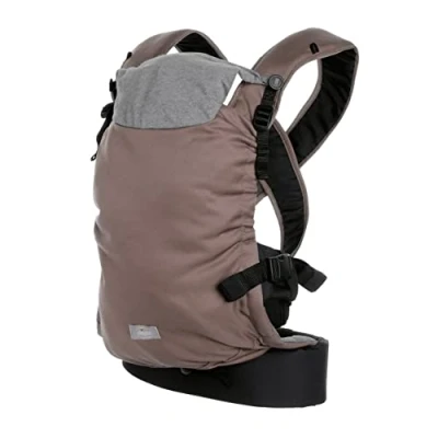 Abbildung von Chicco Skin Fit, ergonomische Babytrage, ideal für Babys von 0 Monaten bis 9 kg, verstellbar, sicher Hüften, mit gepolsterten Kreuzgurten, Bauchgurt, Kapuze