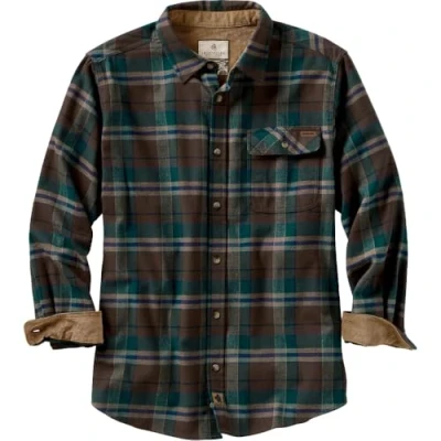 Abbildung von Legendary Whitetails Herren Buck Camp Flanellhemd Button Down Shirt, Smoky Mountain Plaid, Large