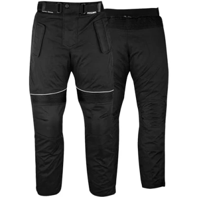 Abbildung von German Wear Motorradhose GW350T Schwarz Cordura Textilhose