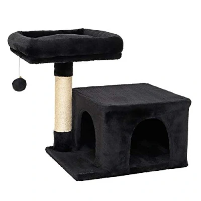Abbildung von lionto Kratzbaum Katzenkratzbaum Höhe 50 cm, schwarz