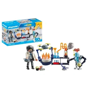 Abbildung von Playmobil 71450 My Life Baukasten Forscher mit Robotern
