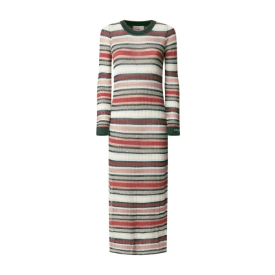 Abbildung von Pepe Jeans North Strickkleid, Damen, Größe: Large, Dark olive green