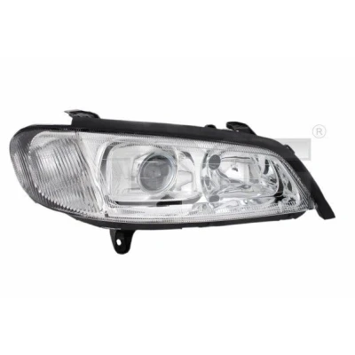 Abbildung von TYC 20 0187 05 2 Scheinwerfer rechts H1, H7 mit Lampenträger, ohne Elektromotor OPEL: Omega B Caravan, Limousine