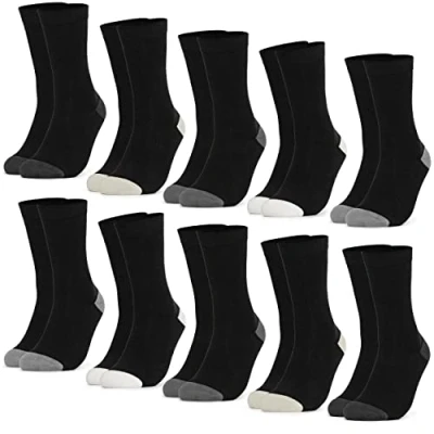 Abbildung von Occulto 10 PACK Damensocken Gertrud Socken, Damen, Größe: 35 38, Black