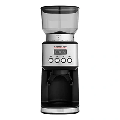 Abbildung von Gastroback Kaffeemühle &quot;42643 Design Digital&quot;, 180 W, Kegelmahlwerk, 320 g Bohnenbehälter