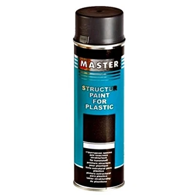 Abbildung von Troton STRUKTURLACK SCHWARZ 1 x 500ml 1K Spray Kunststoff Plastik Lack Structure Plastic Paint