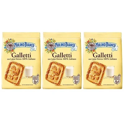 Abbildung von MULINO BIANCO Galletti Mürbeteigkekse mit Zucker 350g x 3 Pakete