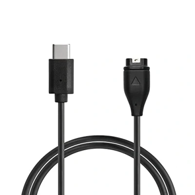 Abbildung von kwmobile USB C Ladekabel kompatibel mit Garmin Forerunner 55 Kabel Charger Smart Watch Typ Ersatzkabel Fitnesstracker Aufladekabel