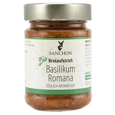 Abbildung von Bio Brotaufstrich Basilikum Romana, Sanchon (1 x 190 gr)