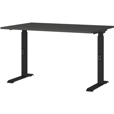 Abbildung von GERMANIA Schreibtisch &quot;Mailand, mechanisch höhenverstellbar,&quot;, in Breitenvariante 120 180 cm, Made Germany