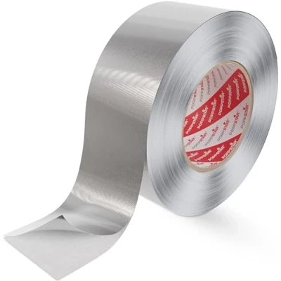 Abbildung von Poppstar Klebeband Aluminium glatt 48mm x 50m, 1 Rolle