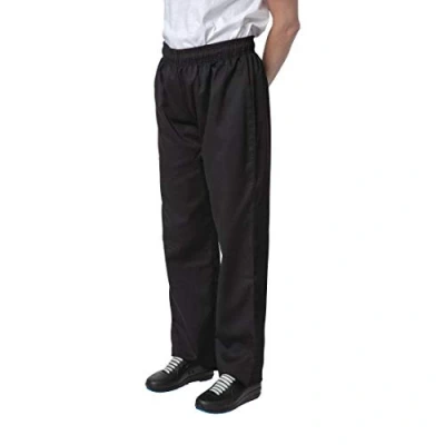 Abbildung von NISBETS Unisex schwarz Essentials Chef Pant M, M