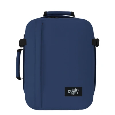 Abbildung von Cabinzero &#039;CLASSIC 28L TECH&#039; ULTRA LIGHT CABIN BAG WITH LUGGAGE TRACKERS. NAVY