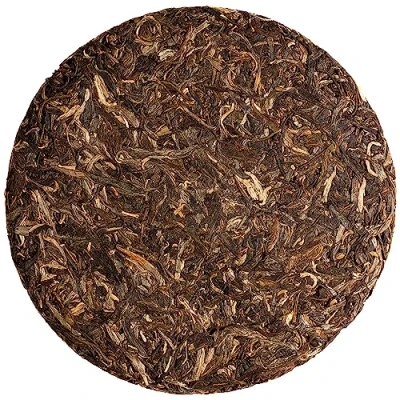 Abbildung von Sheng Tee Cake Teeziegel Yunnan Chinesisch Gedrückte Puerh Puh Er Puer Pu Grüner Erh Pure Puher Yunan Reh Bio