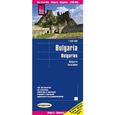 Abbildung von Reise Know How Landkarte Bulgarien / Bulgaria (1:400.000): reiß und wasserfest (world mapping project)
