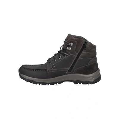 Abbildung von Josef Seibel Herren Schnürstiefeletten Leroy 01,Weite H (Weit),Wechselfußbett,Bootee,Booties,halbstiefel,Kurzstiefel,Moro,41 EU