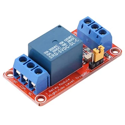 Abbildung von Keenso 1 Kanal Relaismodul Relaiskarte mit Optokoppler Low Trigger Erweiterungsplatine für 5V / 12V 24V (5V)