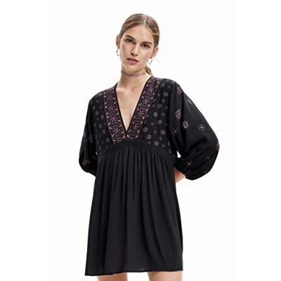 Abbildung von Desigual VEST Creta Freizeitkleid, Damen, Größe: Small, Black