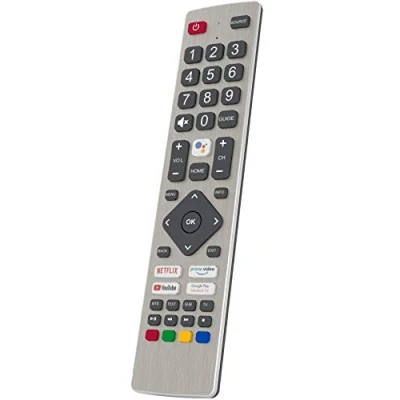 Abbildung von Ersatz Fernbedienug für Sharp TV SHW/RMC/0137N SHW/RMC/0138N
