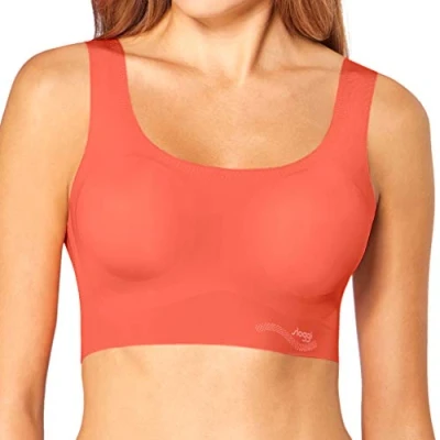 Abbildung von Sloggi Damen Bustier Zero Feel Top, Orange (Papaya 6341), XS