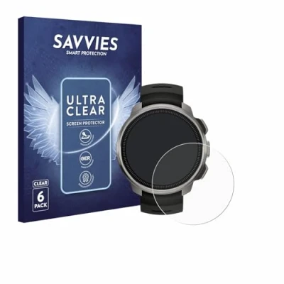 Abbildung von Savvies 6 Stück Schutzfolie für Suunto Ocean Displayschutz Folie Ultra Transparent