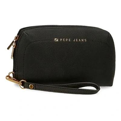 Abbildung von Pepe Jeans Diane Schwarze Handtasche 20x11x4 cm Kunstleder