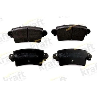 Abbildung von KRAFT 6011900 Bremsbelagsatz Hinterachse RENAULT: MASTER 2 Kasten, Bus, Pritsche/Fahrgestell, OPEL: Movano A Kastenwagen