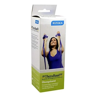 Abbildung von Thera Band Travel 2,5 m extra stark blau