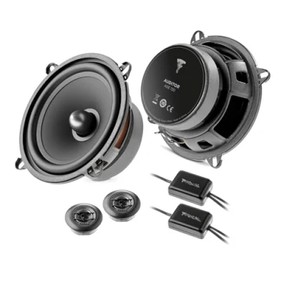Abbildung von MEDIADOX Front/Heck 13cm/130mm 2 Wege Kompo Auto Lautsprecher/Boxen/Speaker Set von Focal (ASE 130) kompatibel mit Dacia