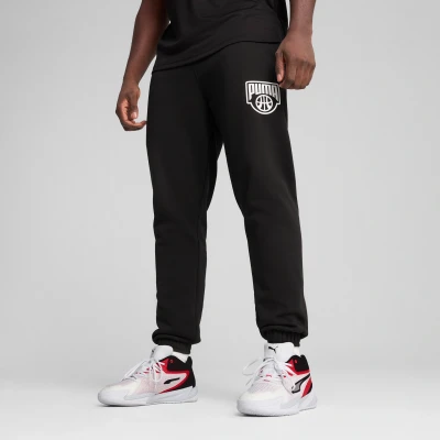 Abbildung von Puma Posterize Basketball Jogginghose Herren Mit Plain Black Größe: XXL