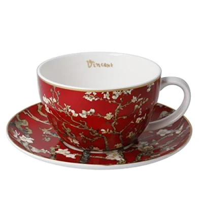 Abbildung von Goebel Tasse &quot;Van Gogh&quot;, Artis Orbis, Tee /Cappuccinotasse, Vincent van Gogh Mandelbaum Rot