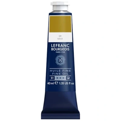 Abbildung von Lefranc Bourgeois 301805 Feine Ölfarbe in hervorragender Qualität,lichtecht mit gleichmäßige Konsistenz, 40ml Tube, ideal für Keilrahmen, Leinwand, Malkarton Silber Farbton