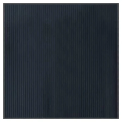 Abbildung von vidaXL Teppich Quadratisch Grau 100x100 cm Bambus, Quadrat