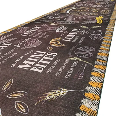 Abbildung von ANRO Küchenläufer Läufer GreenLine Flurläufer Teppichläufer Textil, Eckig, Höhe: 3 mm, Textil