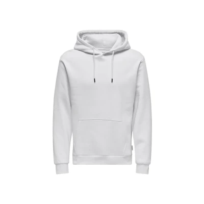 Abbildung von Only &amp; Sons Kapuzen Ceres Kapuzenpullover, Herren, Größe: Large, Grau