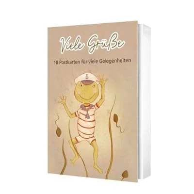 Abbildung von viele Grüße Postkartenset: 18 Postkarten für Gelegenheiten.