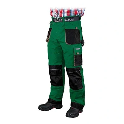 Abbildung von Leber &amp; Hollman Herren Arbeitshose LH FMN T, 65% Polyester 35% Baumwolle 270 g/m2, Futter 100% Polyester, Bundhose mit Taschen für Knieschoner